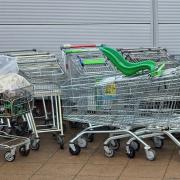 Birchwood Shopping Centre reunited with 23 dumped trolleys