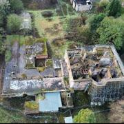 Fascinating drone pictures show unique view of abandoned Daresbury Hall