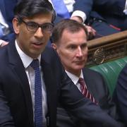 Prime Minister Rishi Sunak in the House of Commons yesterday. Picture: PA