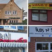 Hygiene ratings for restaurants in Warrington during March