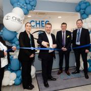 MP Andy Carter officially opened the community healthcare clinic in Warrington