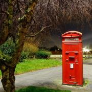 Rare telephone box situated in Warrington
