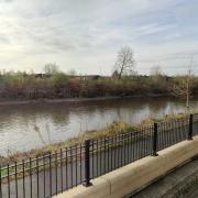 The River Mersey in Warrington