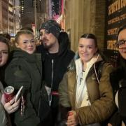 Priestley students met pop icon Boy George during a trip to New York