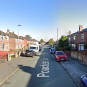 The offences were committed on Poachers Lane in Latchford. Picture: Google Maps
