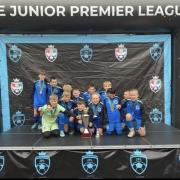 Warrington Rylands' under 11s celebrate winning the Junior Premier League national tournament