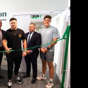 The opening was attended by Warrington Wolves players, Joe Philbin and Arron Lindop, as well as council leader, Hans Mundry, and chief executive Steven Broomhead.