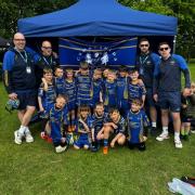 The Crosfields Cobras under 8s team at the Rhinos Challenge in Skegness