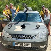 Nick and Jordan took part in the banger rally to Benidorm earlier this month