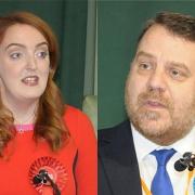 Warrington North Labour MP Charlotte Nichols and Warrington South Conservative MP Andy Carter