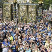 Thousands attended the homecoming parade after Wire's previous Challenge Cup win in 2019
