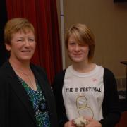 Jade with Helen Jones MP