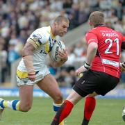 Woody in action against York.