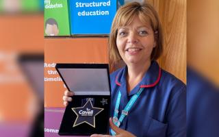 Liz Atkins is a community nurse in Warrington, and she has won a national award