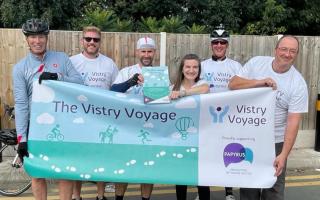 A Birchwood-based business completed part of a 1,000-mile trek for suicide awareness