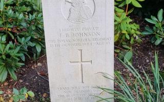 Private Edwin Johnson was from Longford, and he was killed aged 19, in 1944
