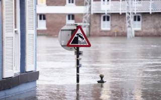 A flood alert has been issued today, January 2, in parts of Cheshire