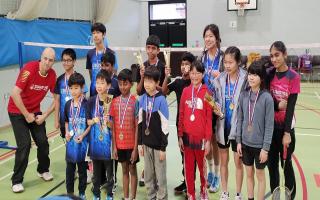 Warrington Challenge Junior Badminton Tournament competitors