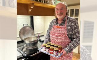 Alister Cook, also known as the 'Cheshire Jam Man', has raised £2,000 for Lymphoma Action so far