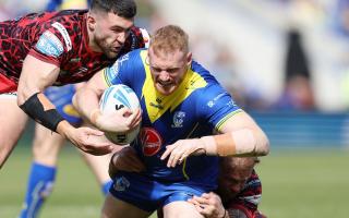 Joe Bullock is among the Warrington Wolves players currently on the fringes of the first team