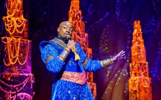 Aladdin is on at Manchester Palace Theatre