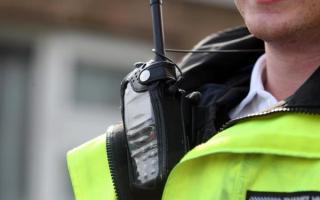 Police on the beat this weekend in towns and on roads to urge residents to go home