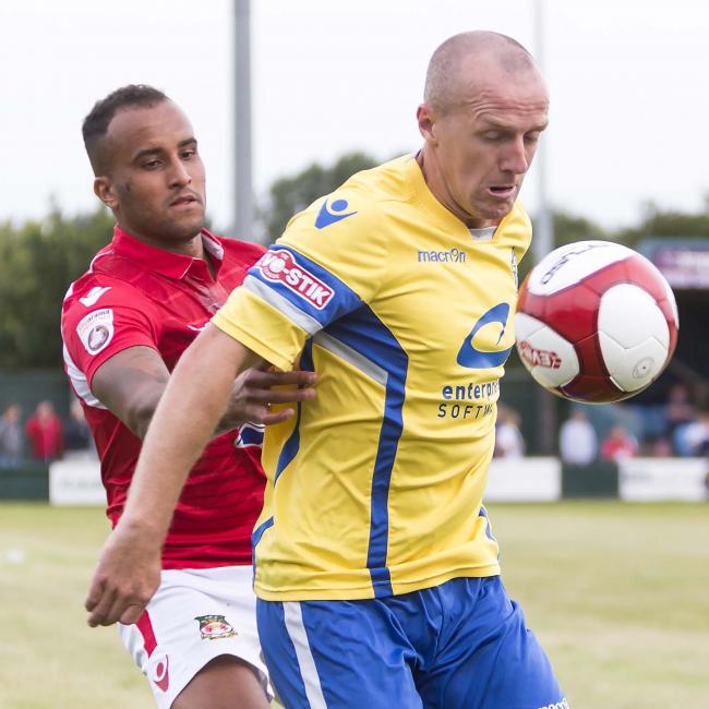 Tony Gray joined Yellows from Saturday's opponents Airbus UK. Picture by John Hopkins