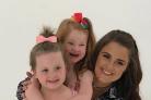 Kirsty with her two daughters Eva and Ella