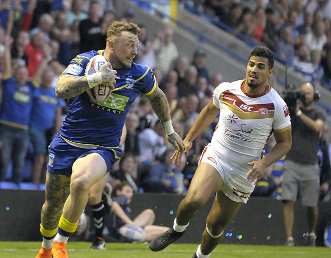 Action from The Wire's 22-22 draw with Catalans Dragons. Picture by Mike Boden