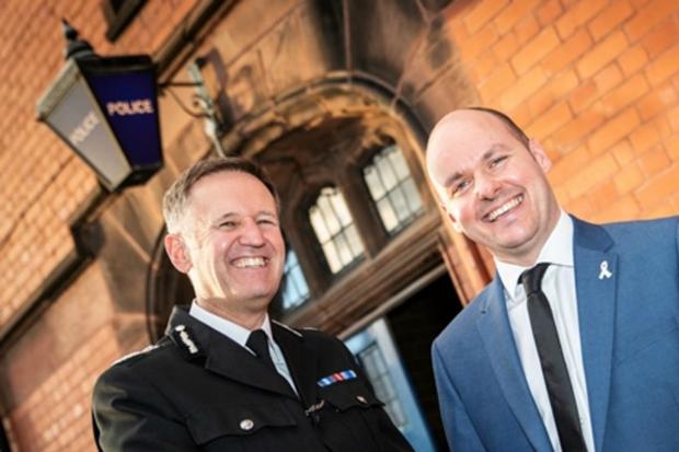 Warrington Guardian: Commissioner David Keane and Chief Constable Darren Martland